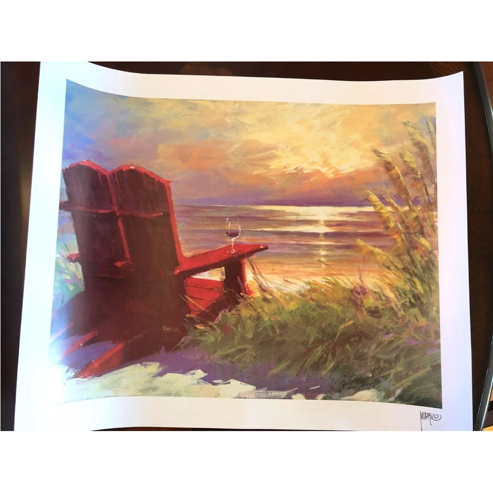 Marko Mavrovich "It Gets Better" Seriolithograph in Color Signed 16 x 20 w/ COA